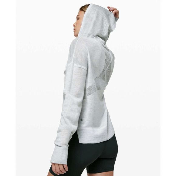 Lululemon Linen Lightweight Relaxed Hoodie 4 Blue NWOT*f - Picture 3 of 14